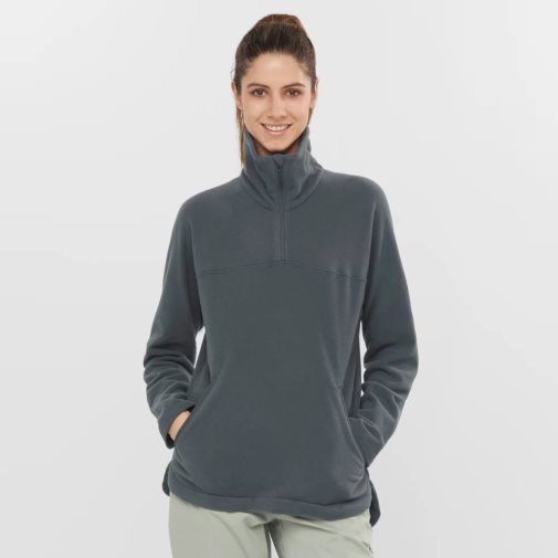 Dámské Mikiny Salomon Essential Cosy Fleece Černé | CZ 07MGRSU